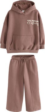 NEXT Kids' Sporty Graphic Hoodie & Sweatpants Set