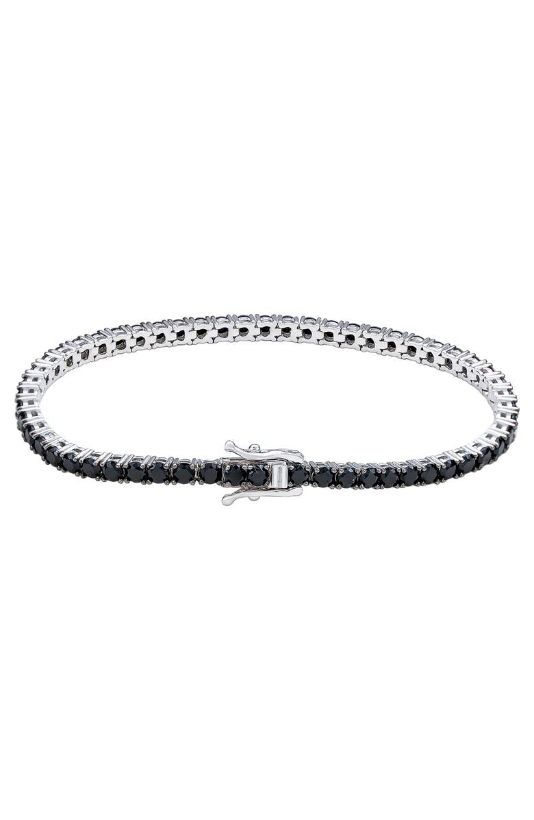 SUZY LEVIAN Pavé Tennis Bracelet, Alternate, color, Black