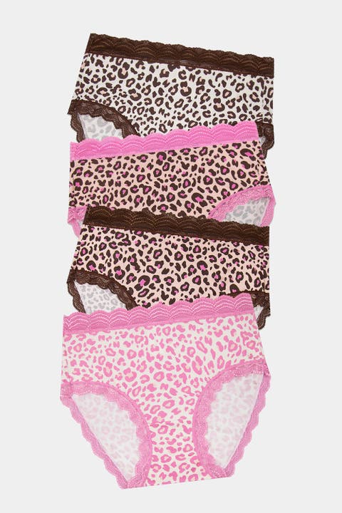 High Waist Print Stripe Body Shaping Panties