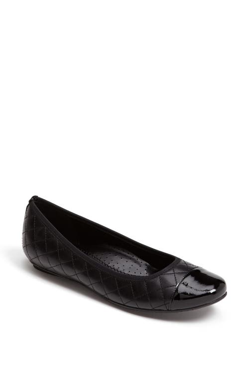 VANELi 'Serene' Flat in Black Nappa/Black Patent  product