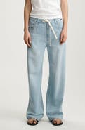 Mavi Jeans Nella Wide Leg Drawstring Jeans