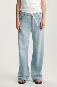Mavi Jeans Nella Wide Leg Drawstring Jeans