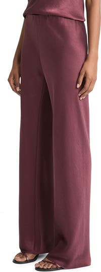 Fluid High Waist Straight Leg Pants