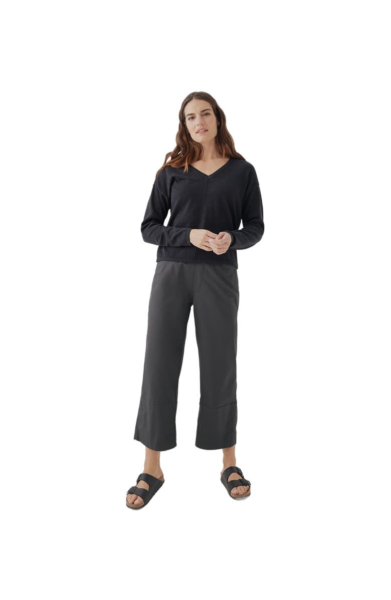 Pact Organic Cotton Daily Twill Crop Pant, Alternate, color, 
