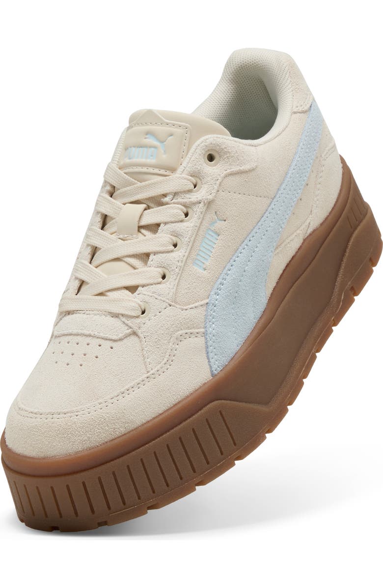 PUMA Karmen II Idol Platform Sneaker, Alternate, color, Alpine Snow/ Sea Glass