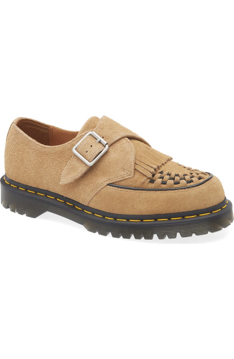 Dr. Martens Ramsey Kiltie Buckle Suede Creeper Shoe, Main, color,