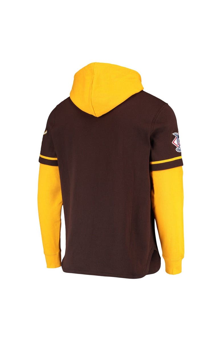 '47 Men's '47 Brown San Diego Padres Trifecta Shortstop Pullover Hoodie, Alternate, color, 