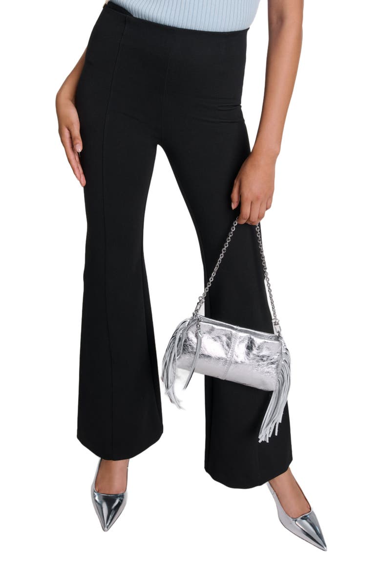 maje Trousers with jewellery detail, Alternate, color, 