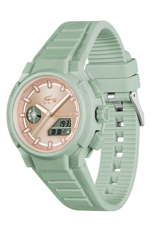 Shop Lacoste Lc33 Silicone Strap Watch, 40mm