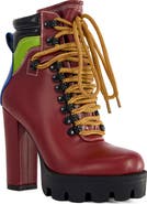 AZALEA WANG Deutch Lace Up Bootie