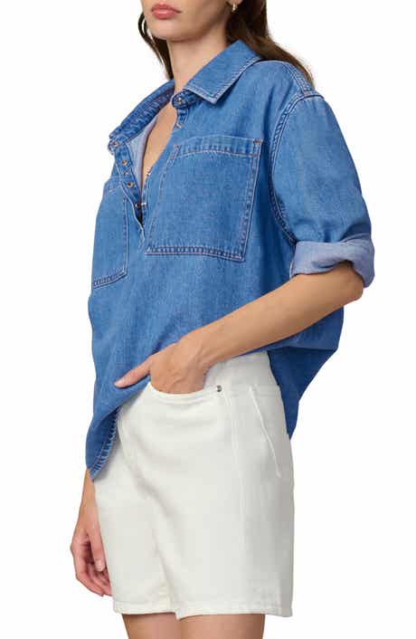 Easy Denim Popover Shirt