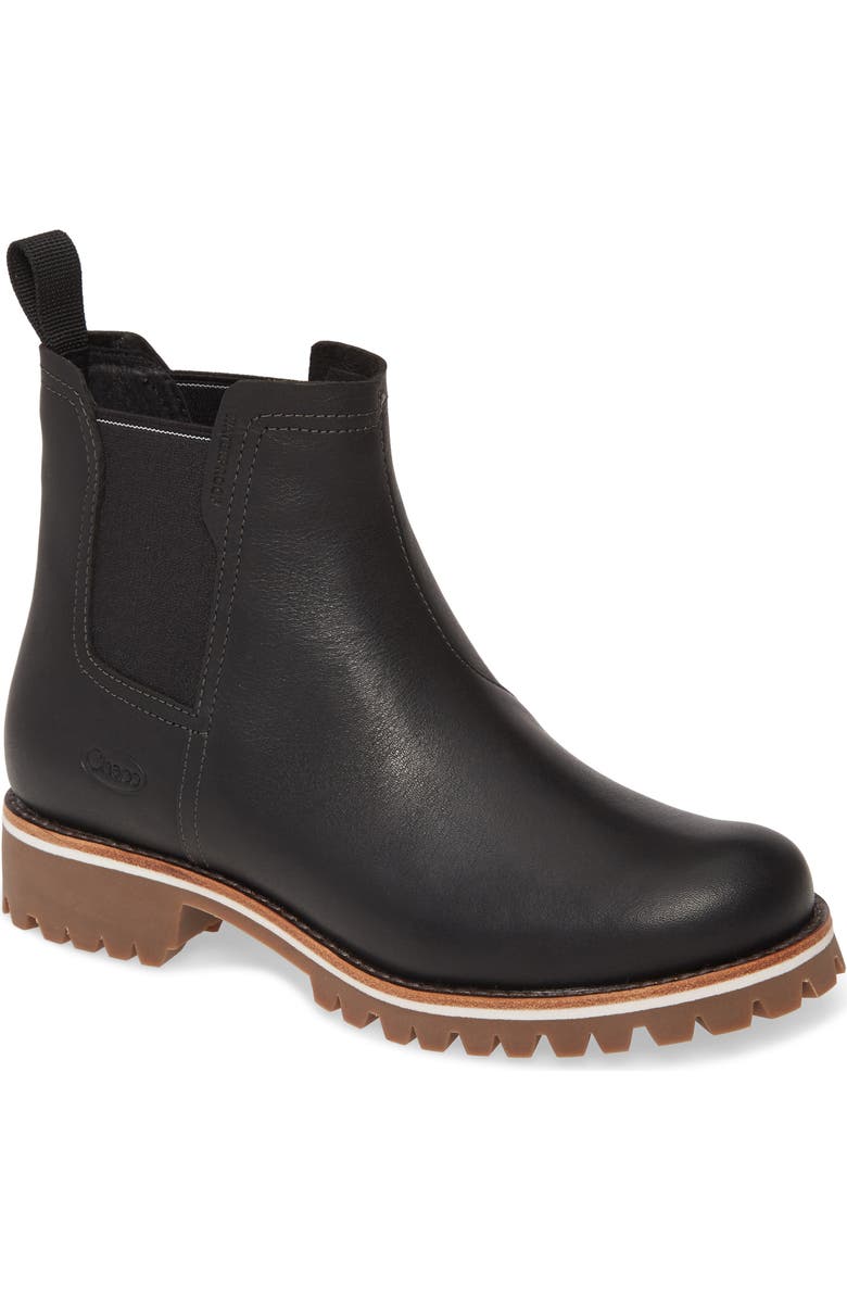 Chaco Fields Waterproof Chelsea Boot, Main, color,