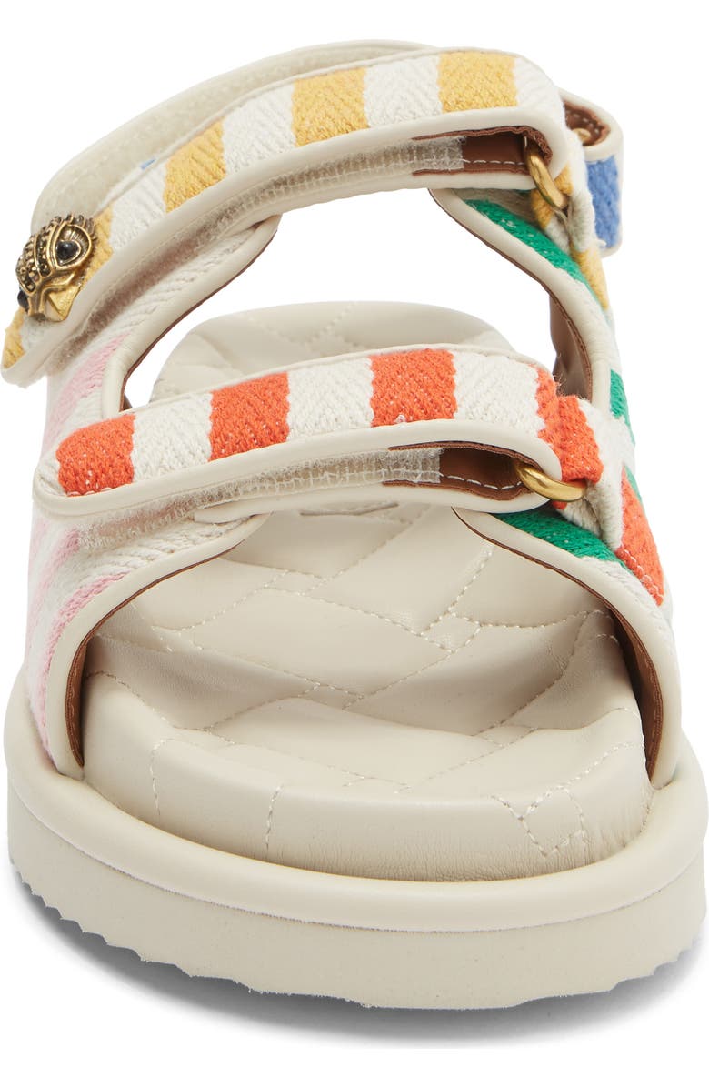Kurt Geiger London Orson Stripe Sandal, Alternate, color, Bone/ Comb