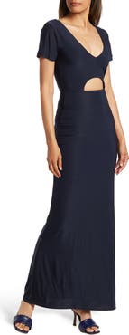 Love By Design Anjelina Slinky Cutout Maxi Dress