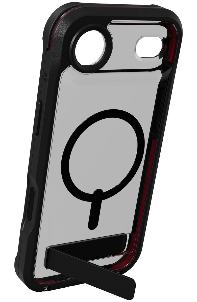 ZAGG Rainier Snap MagSafe Case with Kickstand, Alternate, color, Black