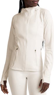Beyond Yoga Pacer Performance Fleece Full Zip Jacket