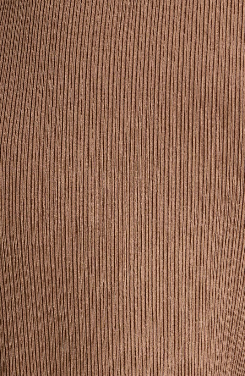 Anne Klein Crinkle Pull-On Ankle Wide Leg Pants, Alternate, color, Mushroom