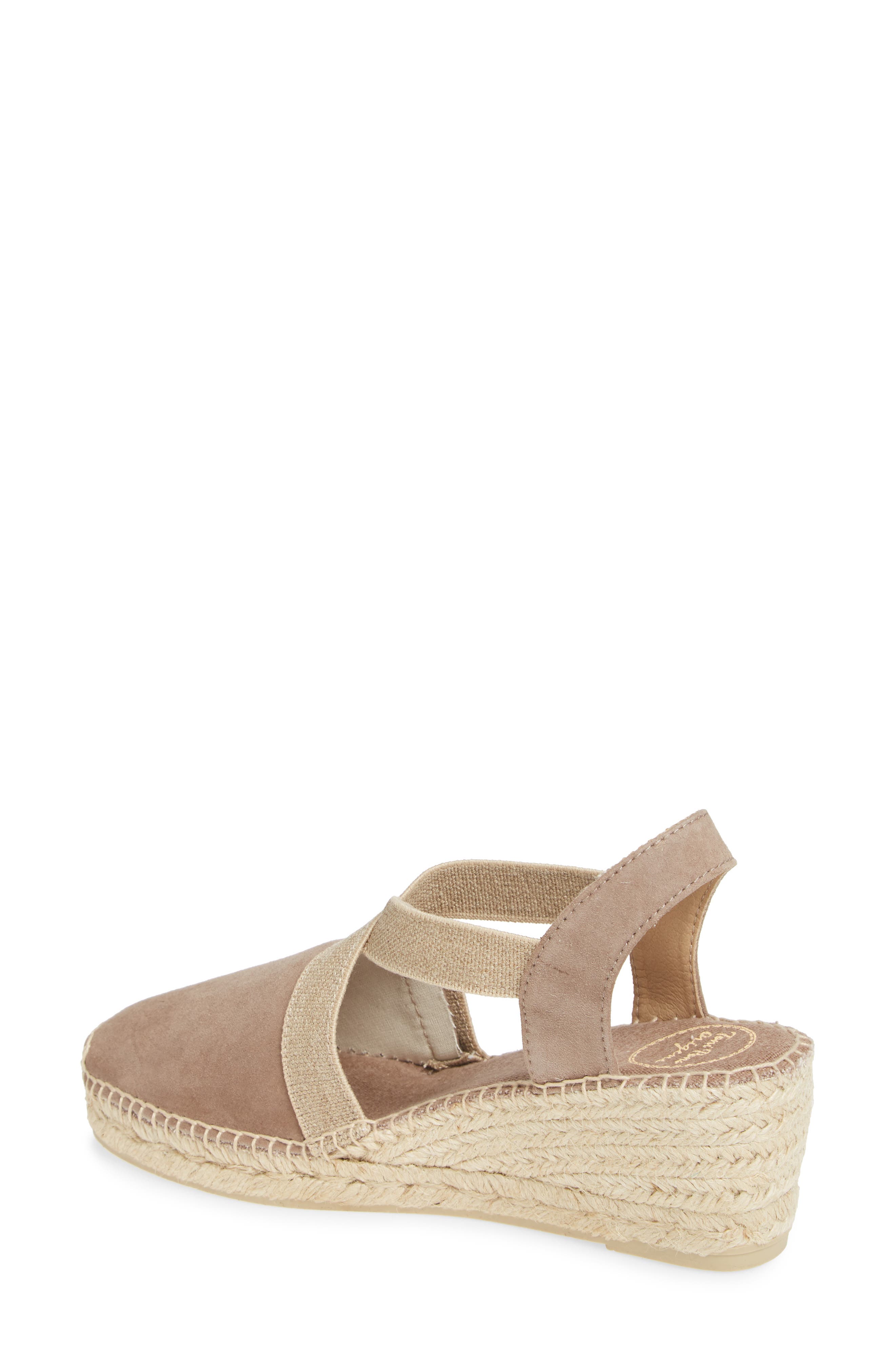 Toni Pons 'Tona' Espadrille Wedge, Alternate, color, Taupe Fabric