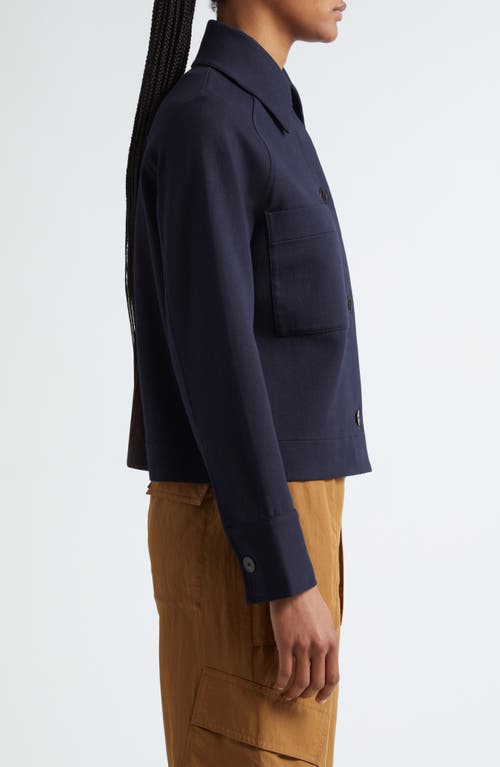 Vince Cotton Blend Chore Jacket In Coastal