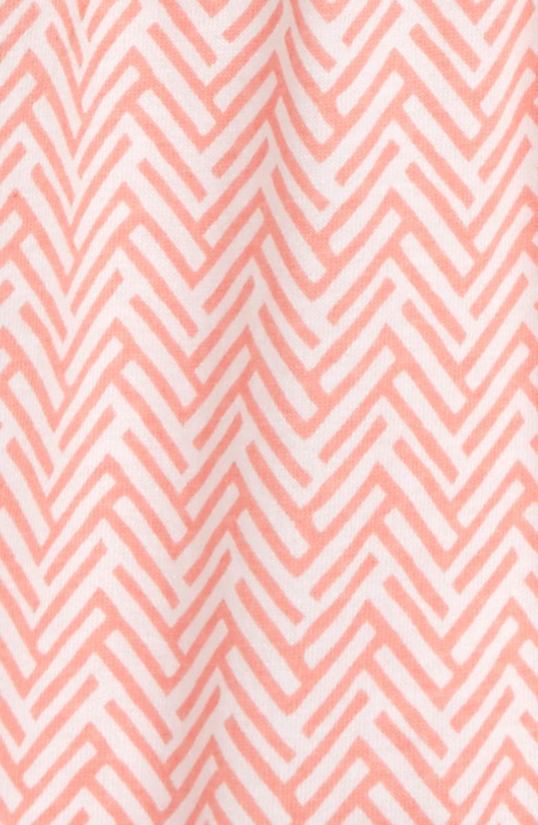 Burt's Bees Baby World Chevron Romper, Alternate, color, 