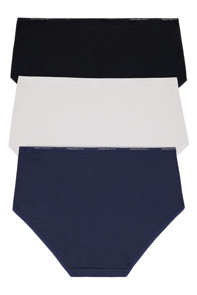 Cotton Blend Assorted 3-Pack Briefs, Alternate, color, BLACK/WHITE/NAVY