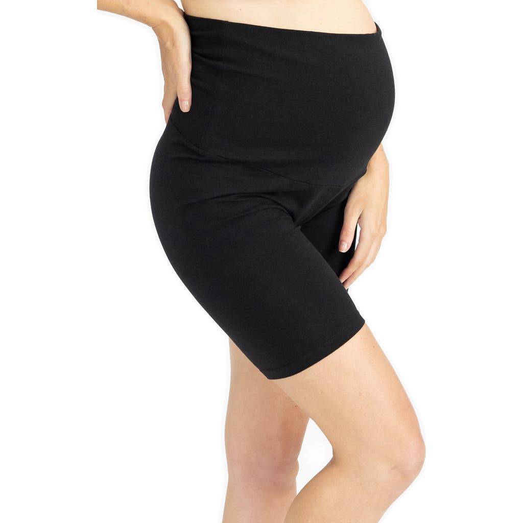 Angel Maternity 2-Pack Maternity Bike Shorts in Black  product