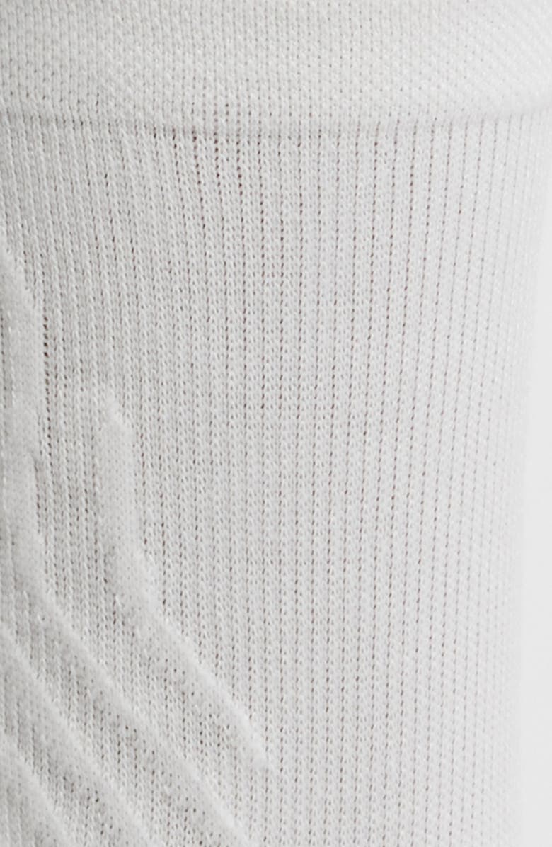 HOKA Bondi Run Crew Socks, Alternate, color, White