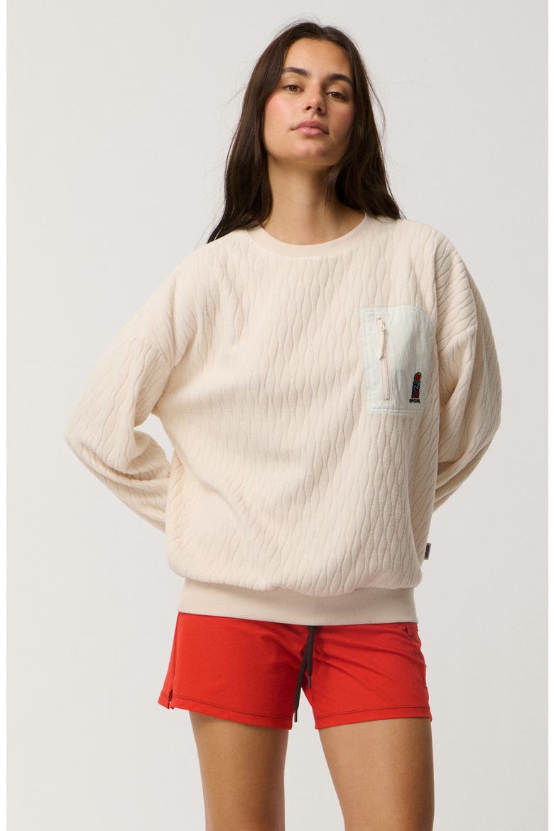 Jacquard Sweatshirt, Alternate, color, SHELL