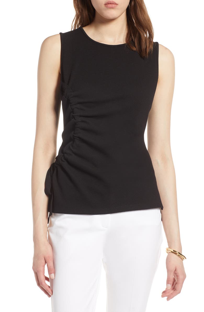Halogen<sup>®</sup> Ruched Tank Top, Main, color, 
