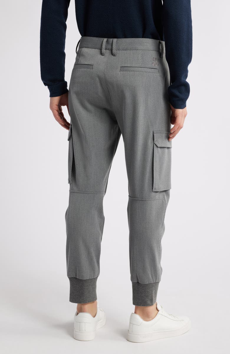 HUGO Glavin Pleated Cargo Joggers, Alternate, color, Open Grey