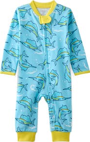 BUTTERBLU Shadow Footless Sleep & Play Organic Cotton Romper