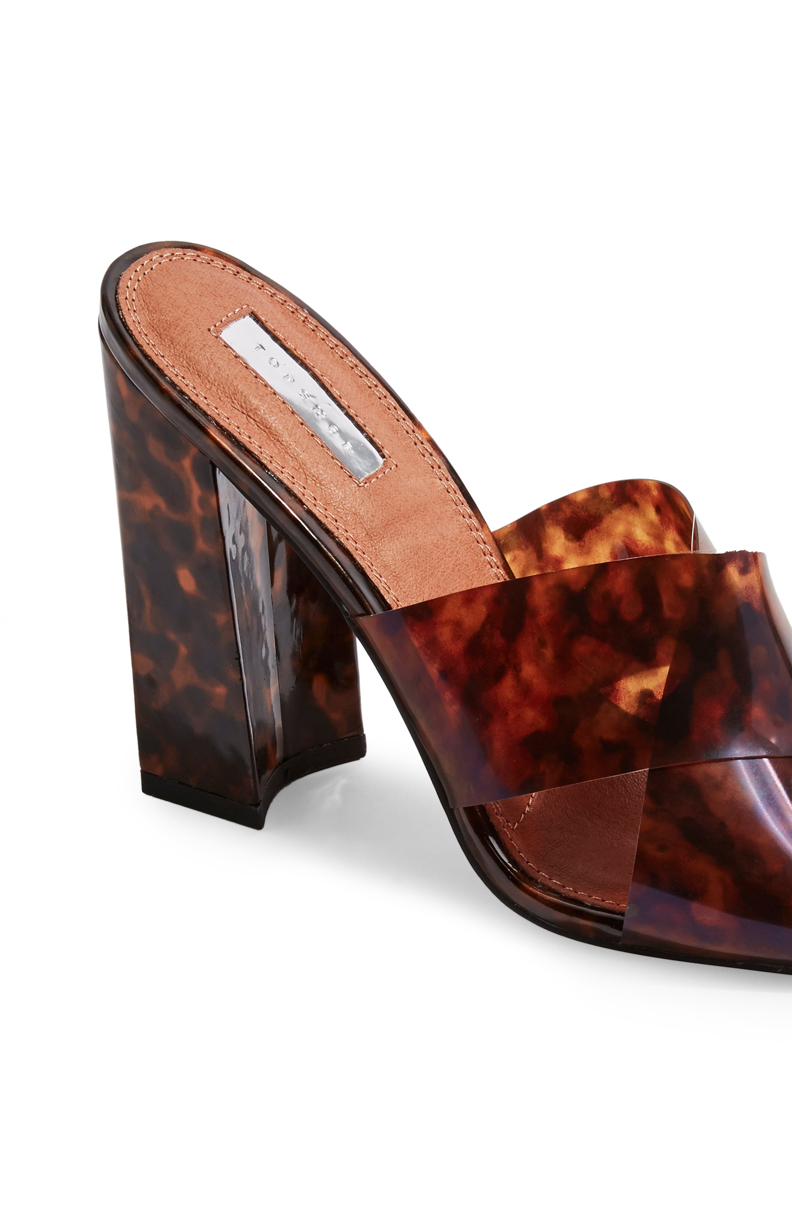 Topshop Regina Slide Sandal, Alternate, color, 