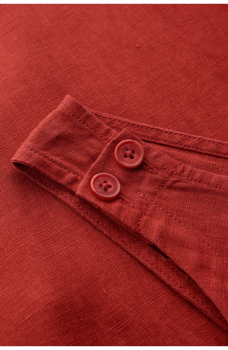 Seasalt Cornwall Salt Air Wide Leg Linen Jumpsuit, Alternate, color, Carnelian