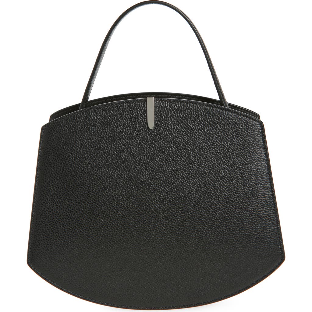 Savette Florence 25 Leather Top Handle Bag In Black