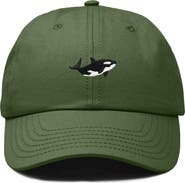 Dalix Killer Whale Embroidered Dad Hat