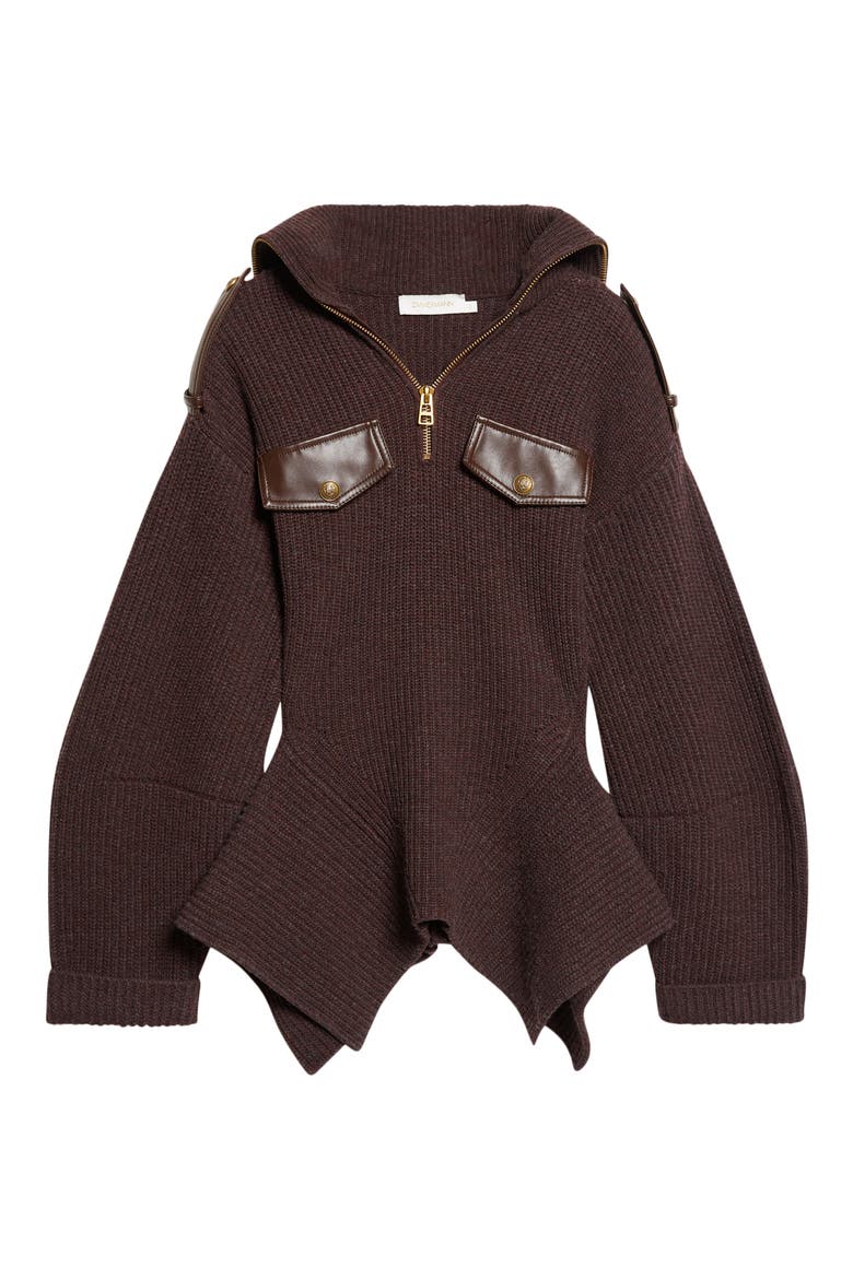 Valiant Utility Sweater, Main, color, CHOCOLATE