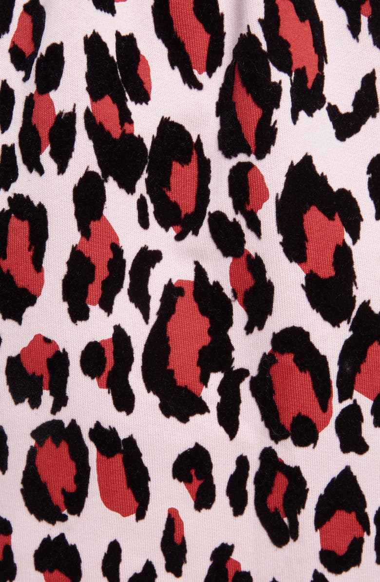 KENZO Leopard Print Jogging Miniskirt, Alternate, color,