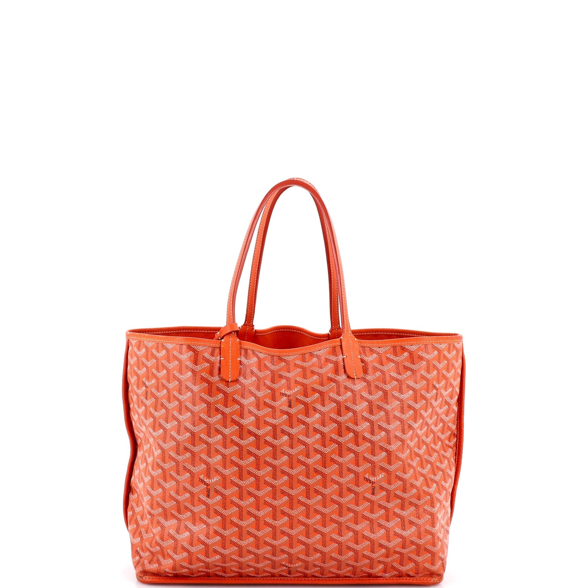 Pre-Owned Goyard Anjou Reversible Tote Coated Canvas PM, Main, color, White