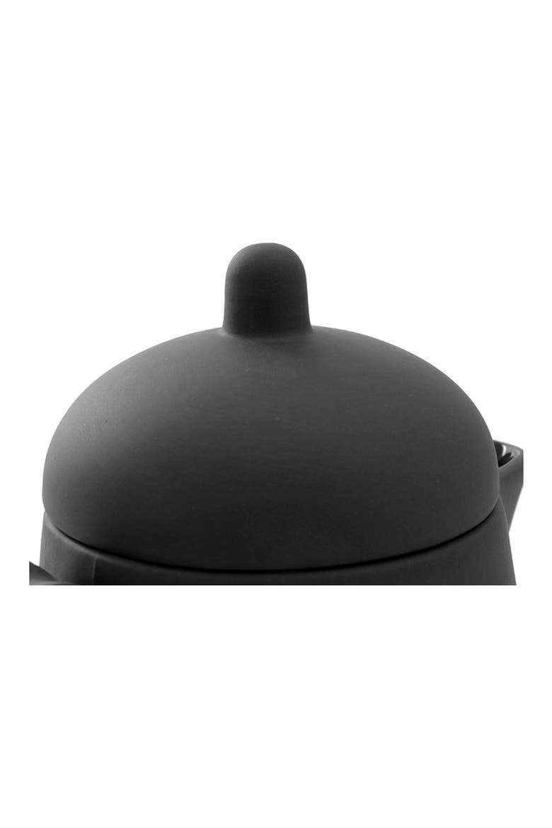 Nina Teapot, Alternate, color, CHARCOAL