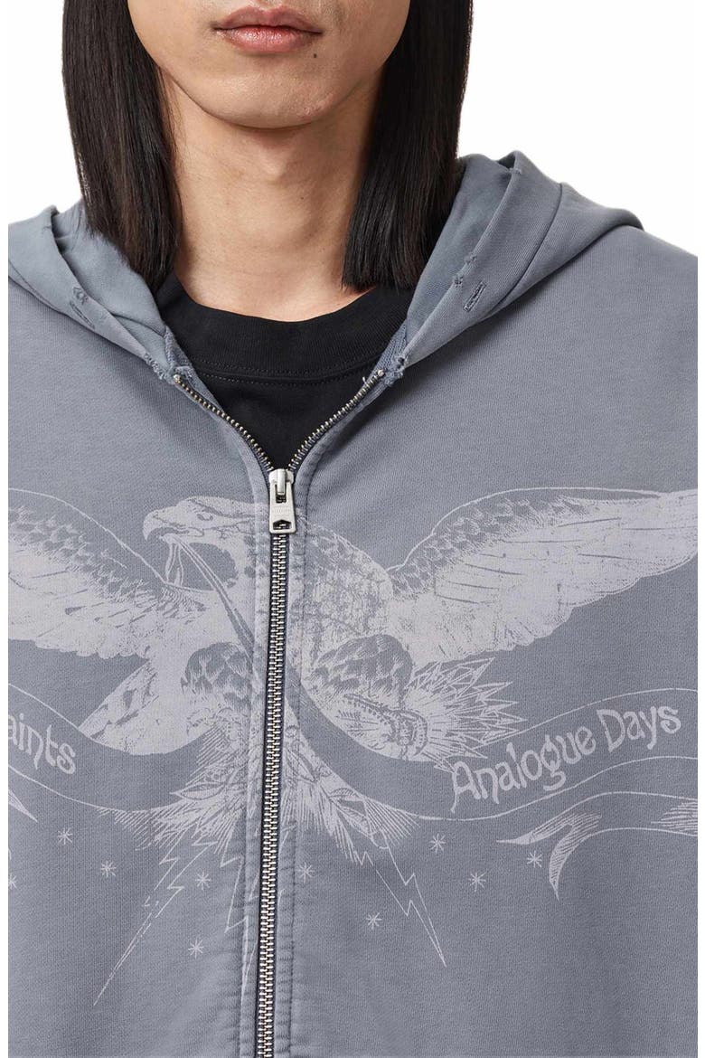 Aeterna Graphic Zip Hoodie, Alternate, color, SLATE WASH BLUE