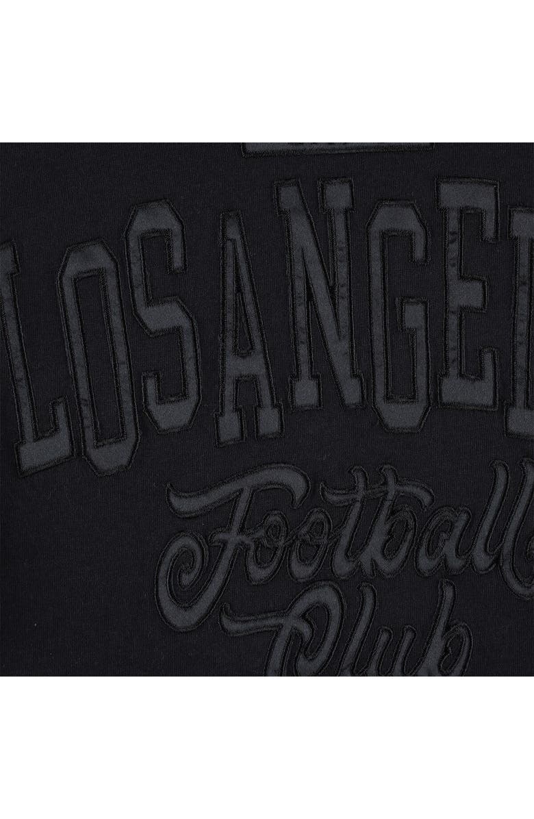 THE WILD COLLECTIVE Women's The Wild Collective Black LAFC Satin Applique T-Shirt, Alternate, color, Black