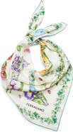 FERRAGAMO Eden Print Silk Scarf