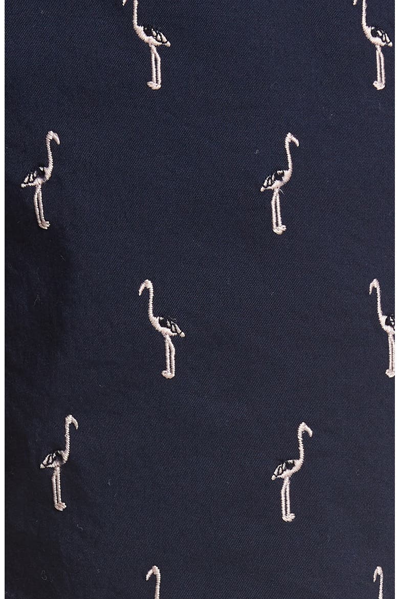 Embroidered Twill Shorts, Alternate, color, V-BLUE W/BERMUDA SAND