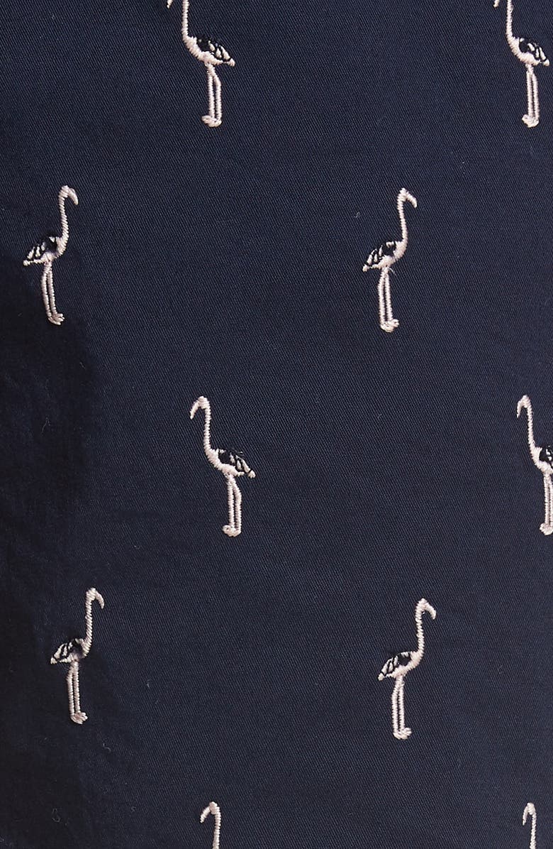 Vilebrequin Embroidered Twill Shorts, Alternate, color,