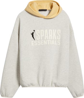 ★新作【FEAR OF GOD】Essentials Sparks Hoodie★ Unisex Los Angeles Sparks Fear of God Heather Gray WNBA x