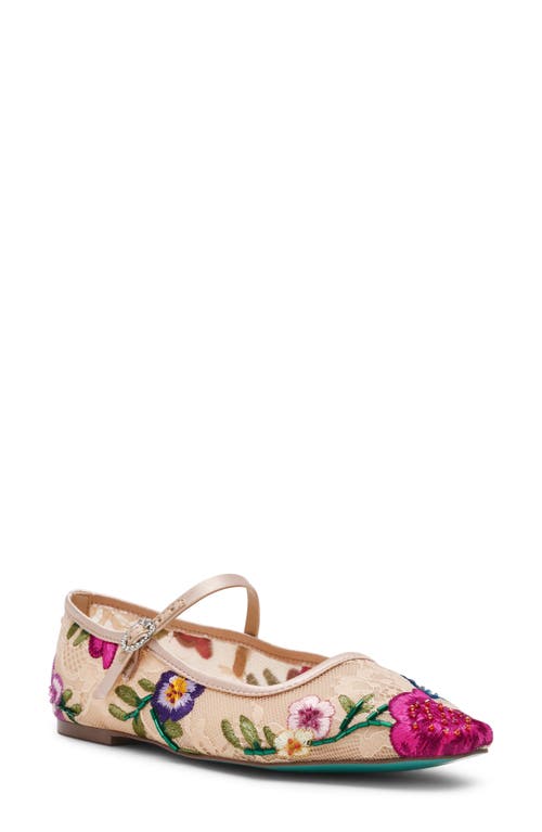 Betsey Johnson Nova Mary Jane Flat In Multi