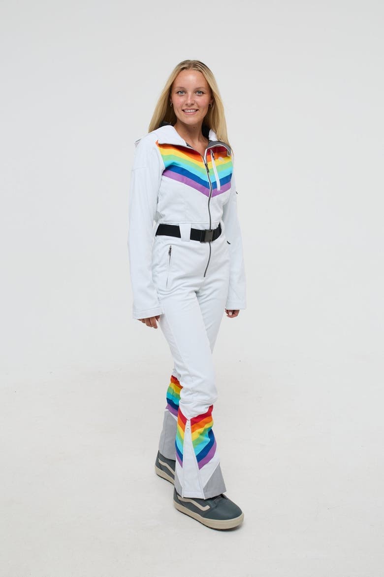 Chic Ski Suit - Rainbow Road, Alternate, color, Rainbow Road