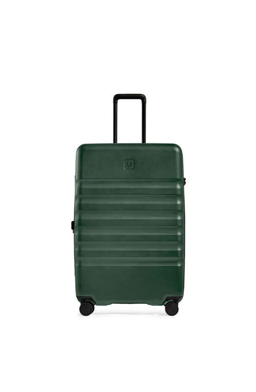Antler Icon Stripe Large Suitcase In  Green
