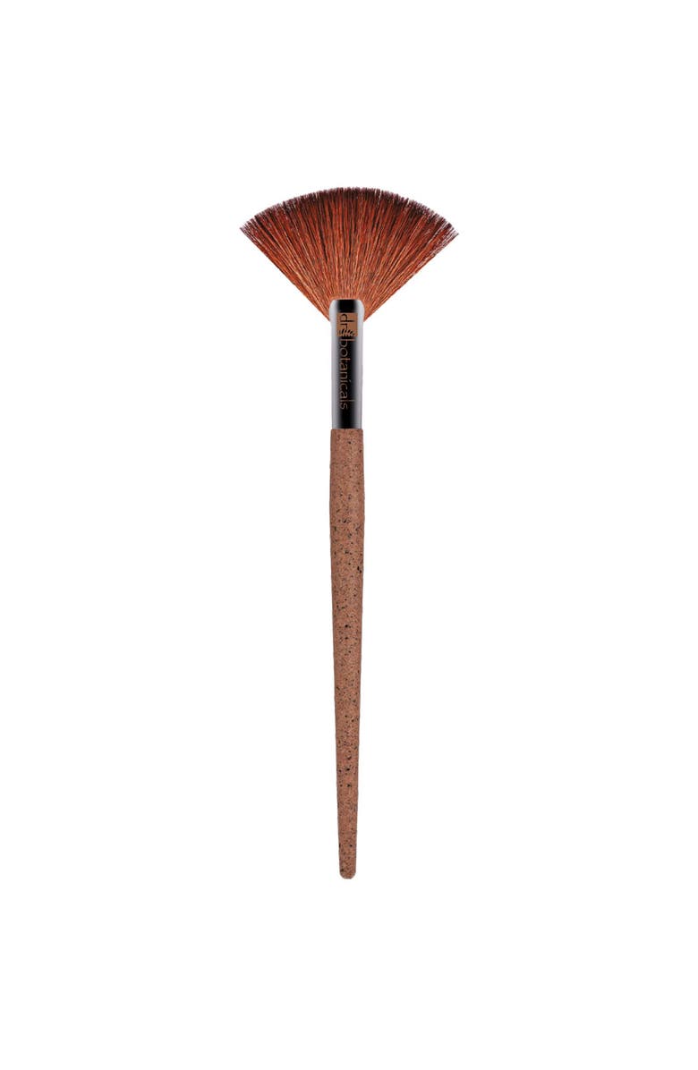 DR BOTANICALS Coffee Ground Fan Brush, Main, color, White
