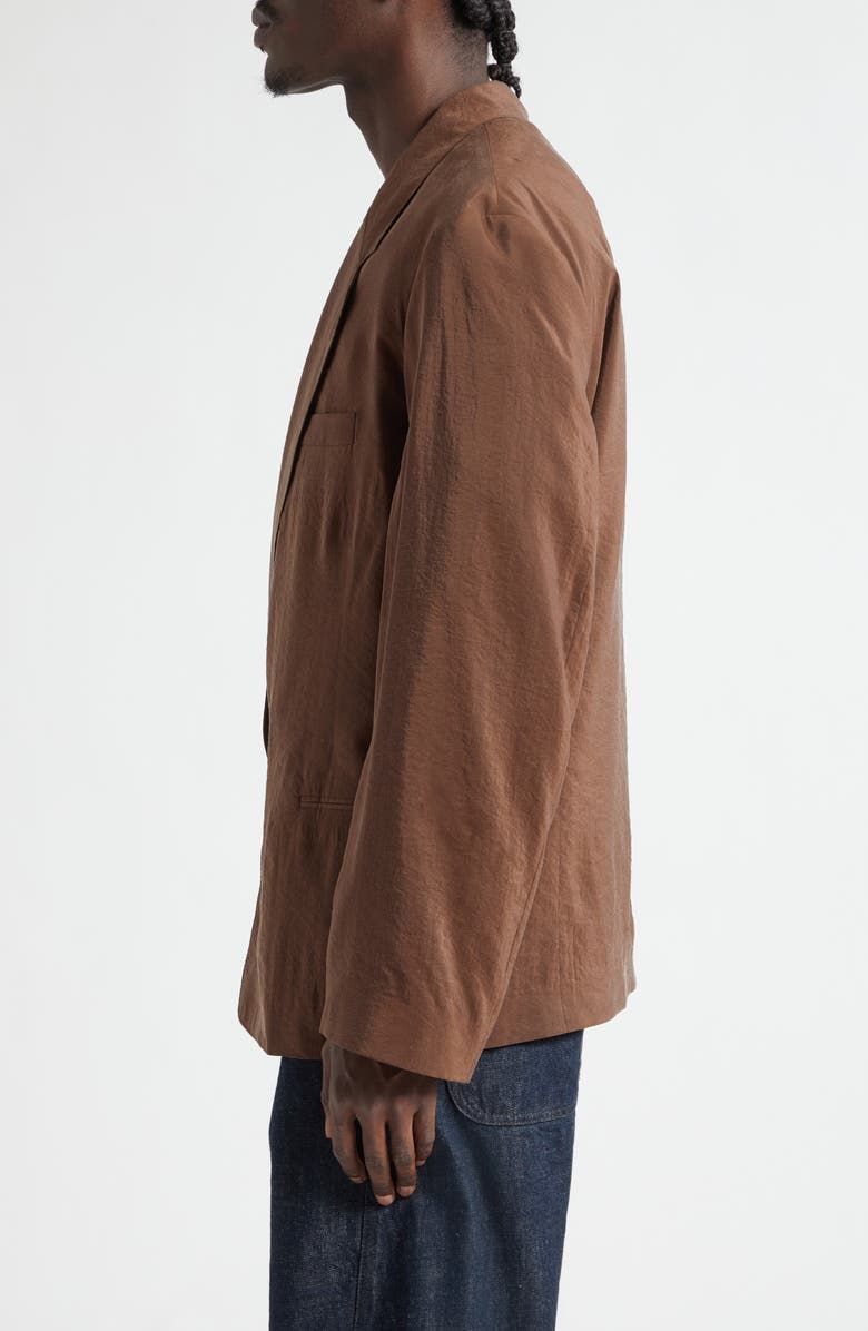 Lemaire Double Breasted Soft Sport Coat, Alternate, color, Brunette